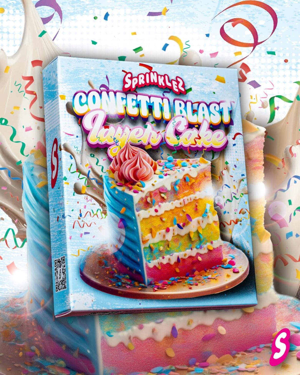Confetti Blast Layer Cake strain premium cannabis flower with sweet cake flavor